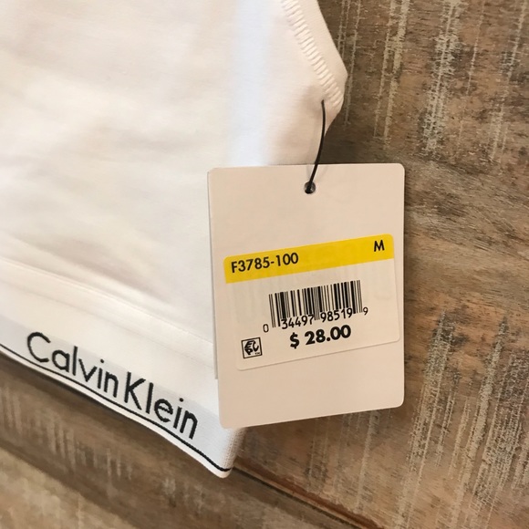 [Calvin Klein] Modern Cotton Racerback Bralette - Picture 4 of 8
